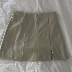 Forever 21 light green mini skirt size small